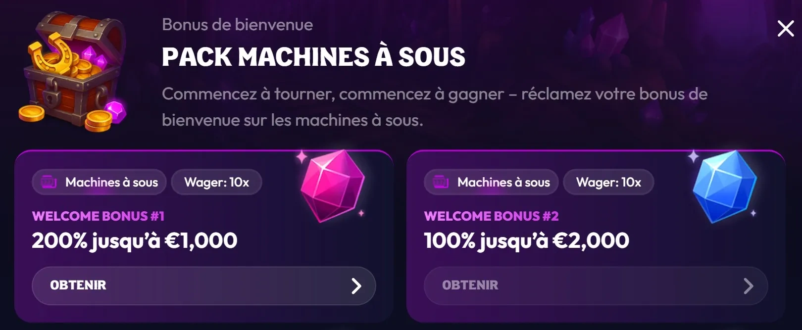 Pack de bienvenue